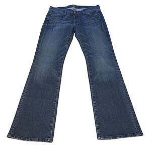 7 For All Mankind Bootcut Jeans Women's Size 29 Dark Wash Cotton Blend